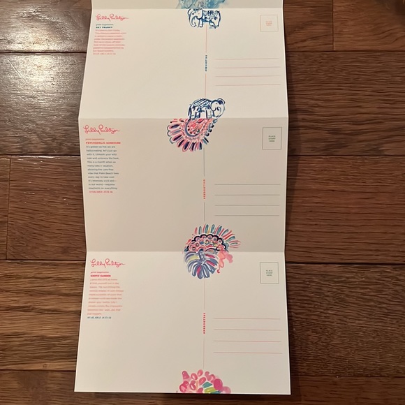 Lilly Pulitzer Other Lilly Pulitzer Artwork Postcard Set Wrapping